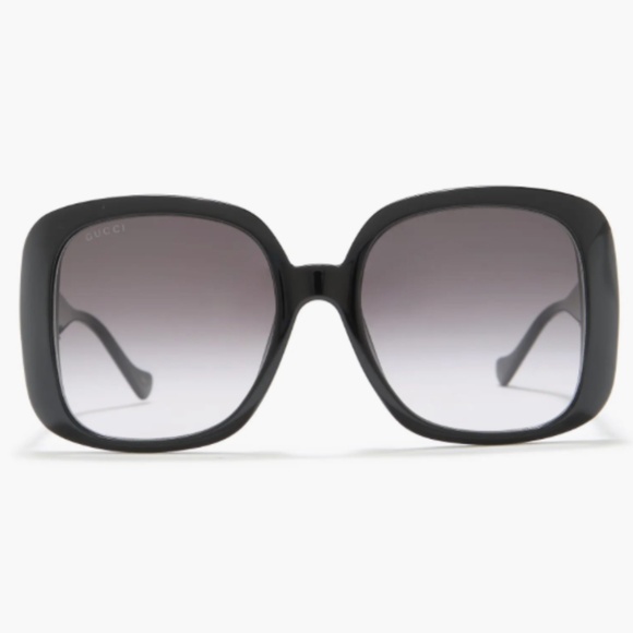 NWT Gucci 57mm Oversized Square Sunglasses